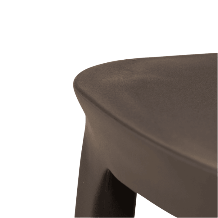 Chaise empilable Lilo gris anthracite