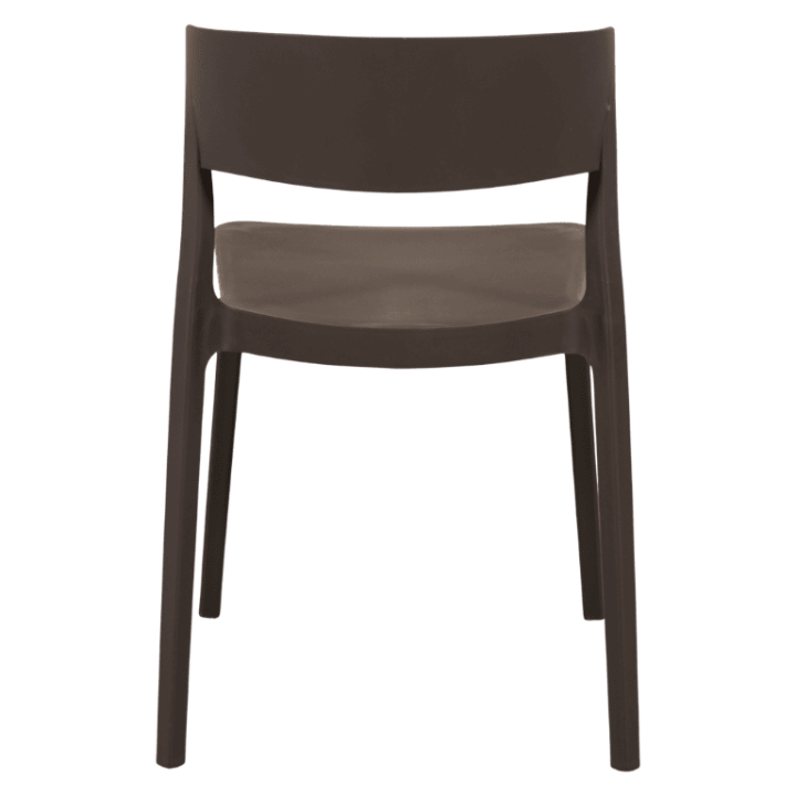 Chaise empilable Lilo gris anthracite