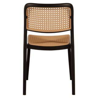 Chaise empilable Eliot Noir