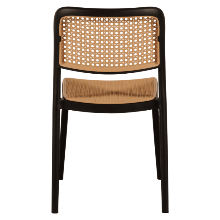 Chaise empilable Eliot Noir