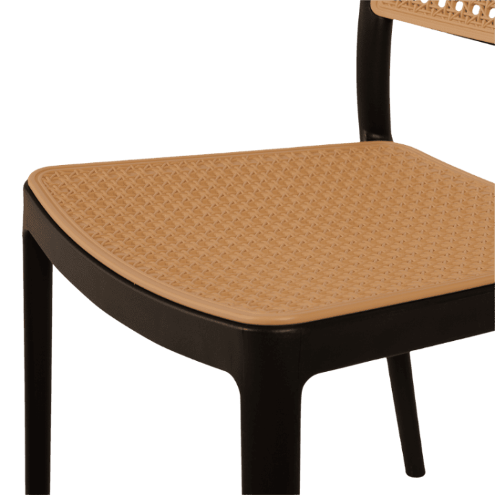 Chaise empilable Eliot Noir