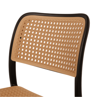 Chaise empilable Eliot Noir