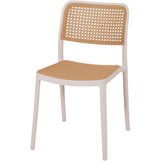 Chaise empilable Eliot blanc
