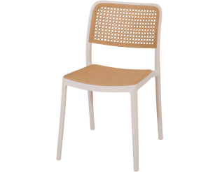 Chaise empilable Eliot blanc