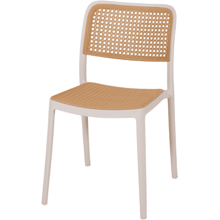 Chaise empilable Eliot blanc