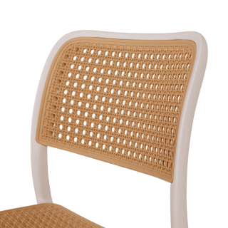 Chaise empilable Eliot blanc