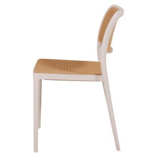 Chaise empilable Eliot blanc