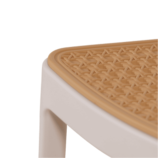 Chaise empilable Eliot blanc