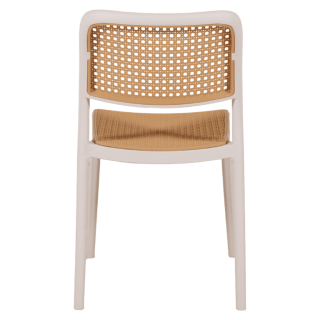 Chaise empilable Eliot blanc