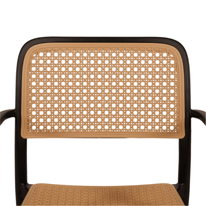 Chaise empilable Milan noir