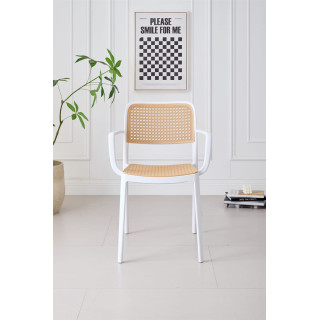 Chaise empilable Milan blanc