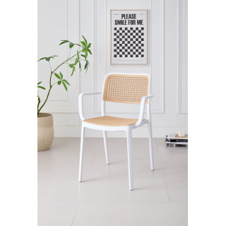 Chaise empilable Milan blanc