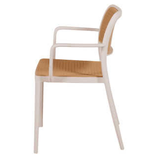 Chaise empilable Milan blanc