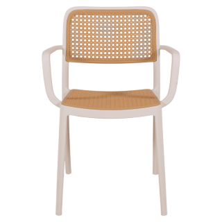 Chaise empilable Milan blanc
