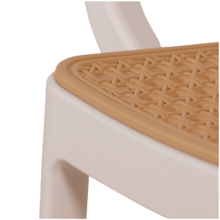 Chaise empilable Milan blanc
