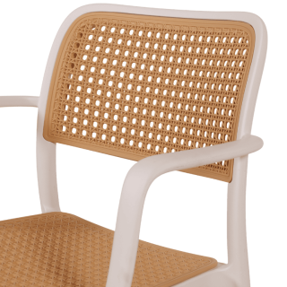 Chaise empilable Milan blanc