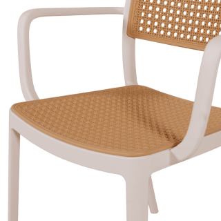 Chaise empilable Milan blanc