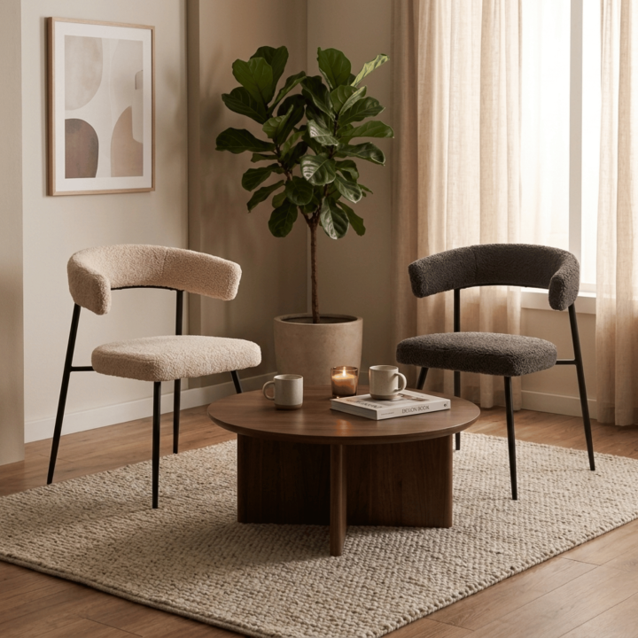 Chaise New Otis - gris foncé