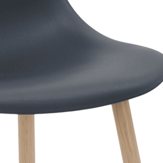 Chaise Eva noir
