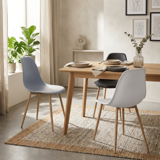Chaise Eva gris