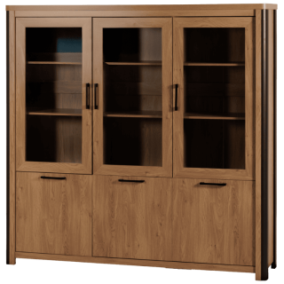 Vitrine 3 portes Mateo