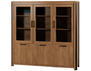 Vitrine 3 portes Mateo