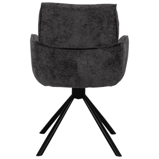 Chaise Denise pivotante anthracite