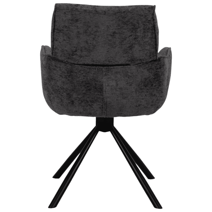 Chaise Denise pivotante anthracite