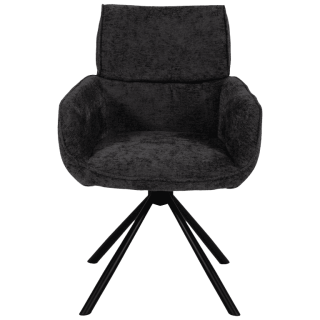 Chaise Denise pivotante anthracite