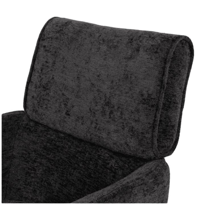 Chaise Denise pivotante anthracite