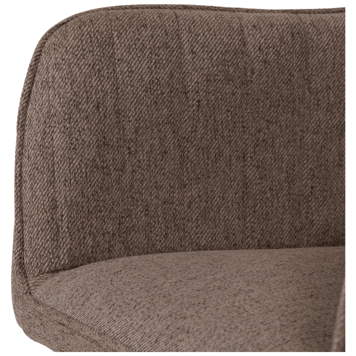 Chaise Rox avec accoudoirs Marron