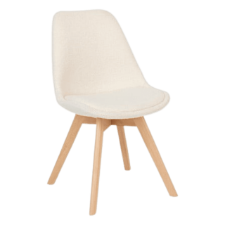 Chaise Baya - bouclette blanche - 202269