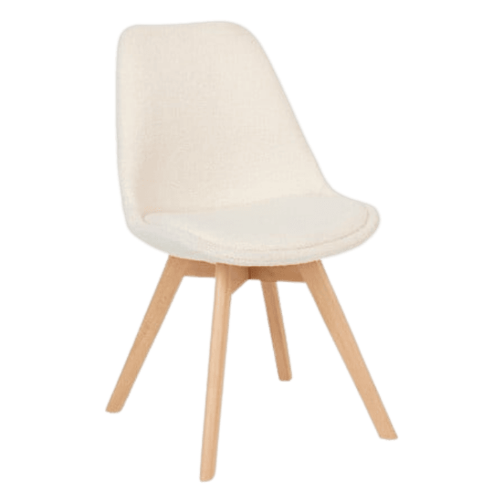 Chaise Baya - bouclette blanche - 202269