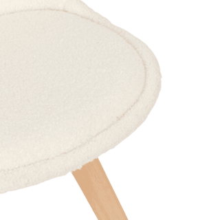 Chaise Baya - bouclette blanche - 202269
