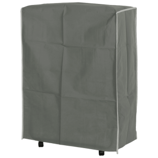 Lit pliant 80 x 190 cm - 12 lattes noir + housse