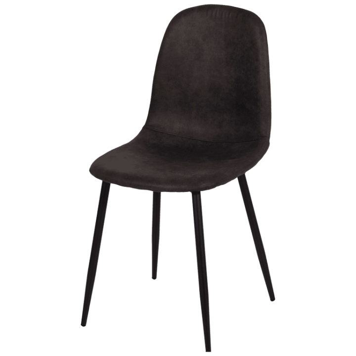 Chaise Mia en tissu Cowboy vintage gris