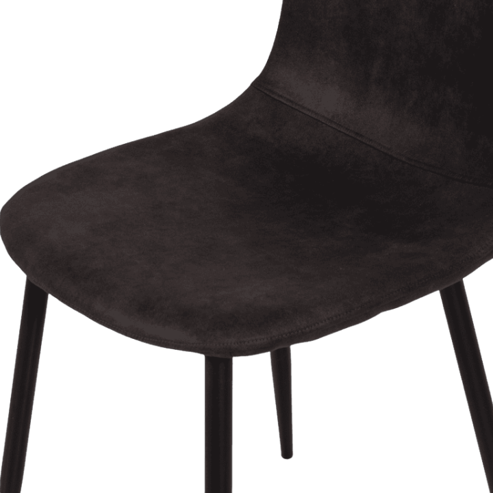 Chaise Mia en tissu Cowboy vintage gris