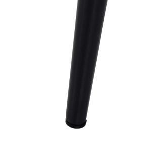 Chaise Mia tissu velours noir