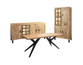 Salle à manger Kali - Dressoir, table et bar
