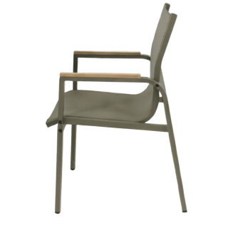Ensemble table + 6 chaises Rouen Kaki