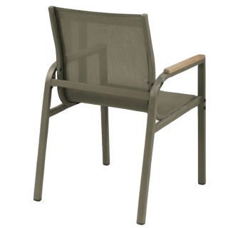 Ensemble table + 6 chaises Rouen Kaki