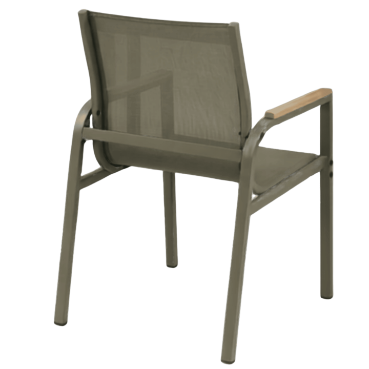 Ensemble table + 6 chaises Rouen Kaki