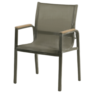 Ensemble table + 6 chaises Rouen Kaki