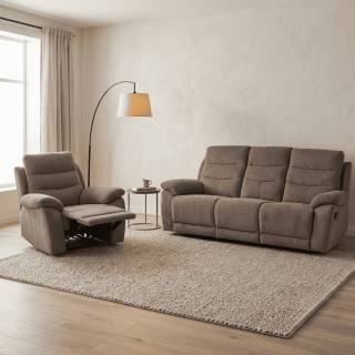 Salon 3 places + 1 fauteuil Porto