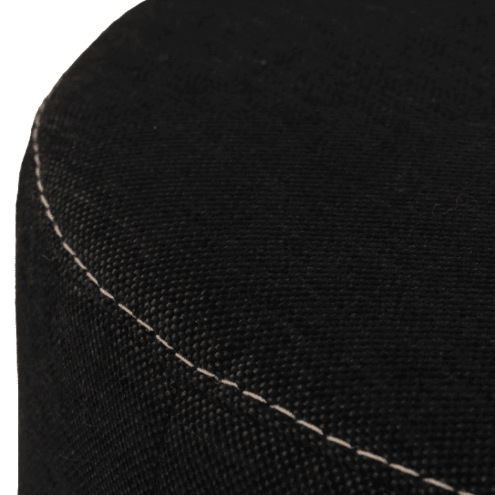 Pouf rond Jacques noir