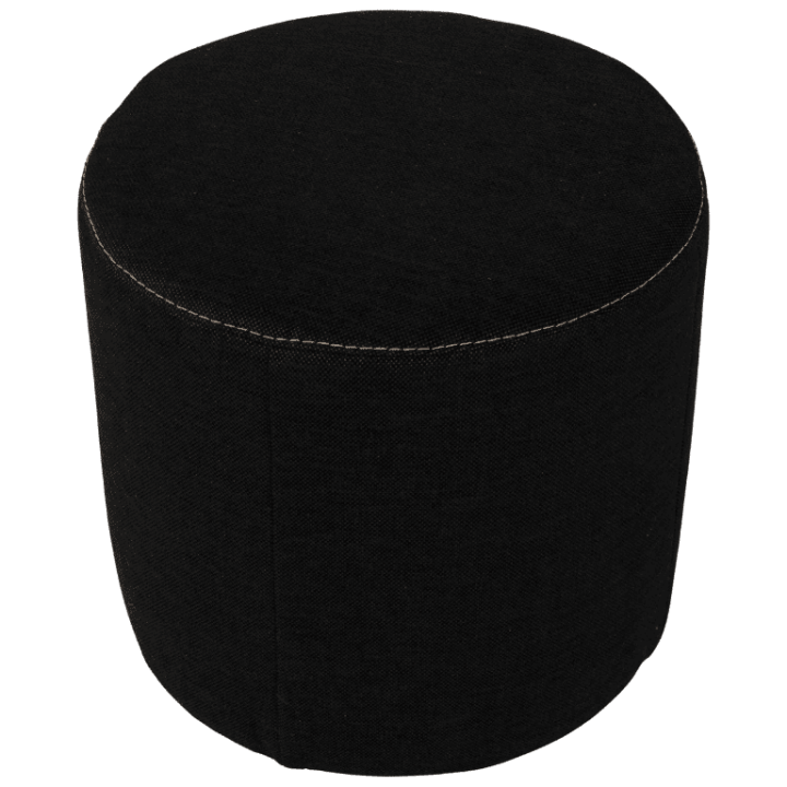 Pouf rond Jacques noir