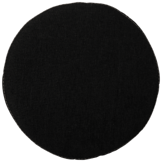 Pouf rond Jacques noir