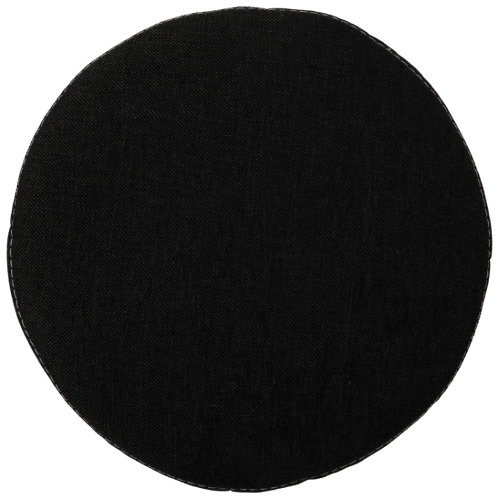 Pouf rond Jacques noir