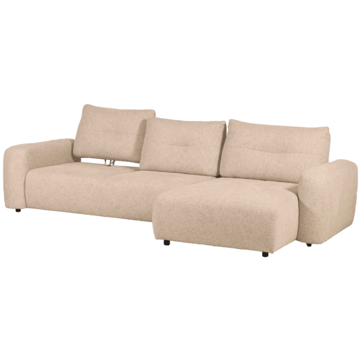 Canapé avec chaise longue à droite Boher
