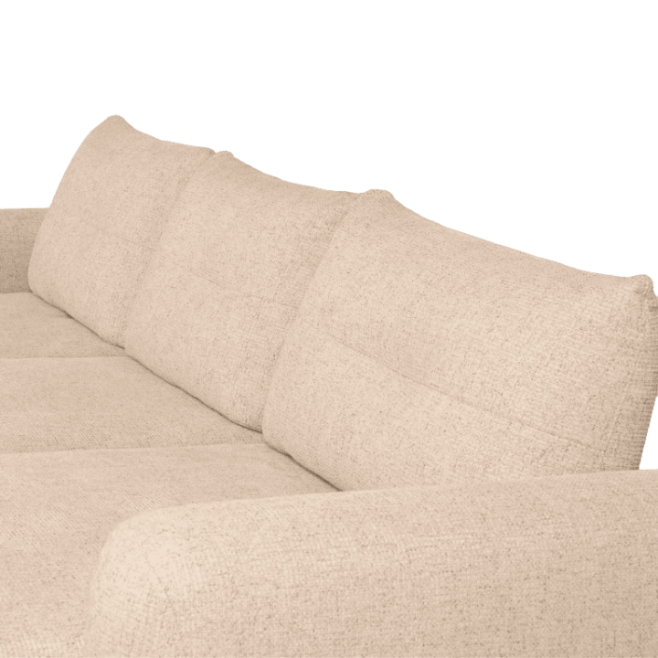 Canapé avec chaise longue à droite Boher